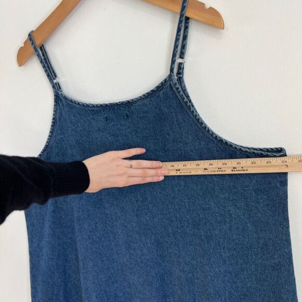 Blue Denim Midi Dress - Picture 10 of 14